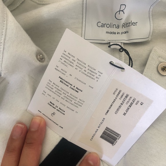 COPY - Navy/White French Striped Belted Romper 🇫🇷 - Picture 4 of 8